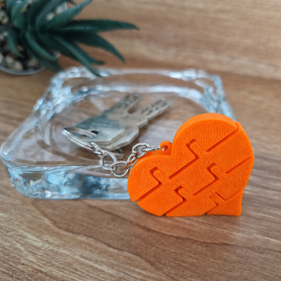 Flexi Herz Schlüsselanhänger
