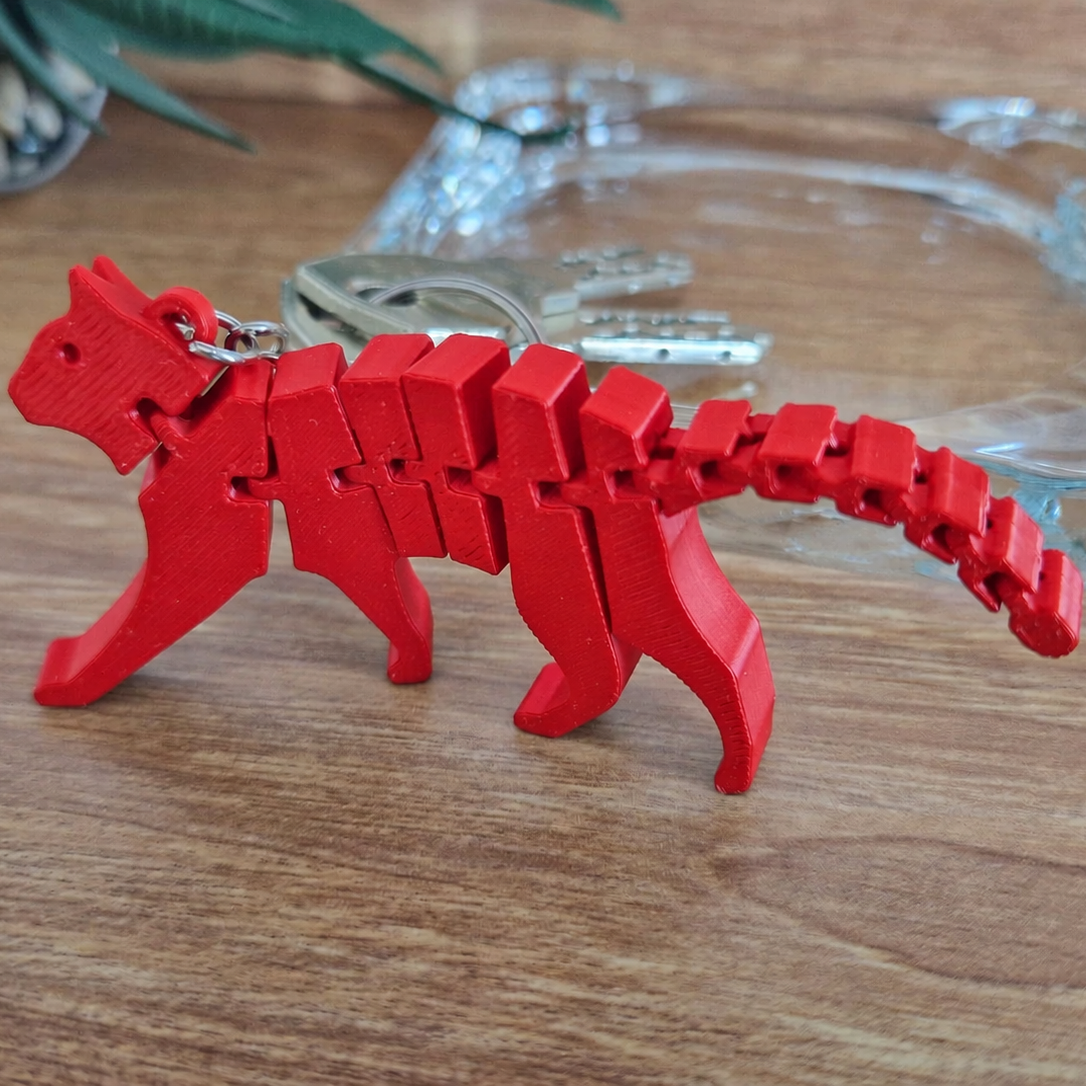 Flexi Katze Schlüsselanhänger