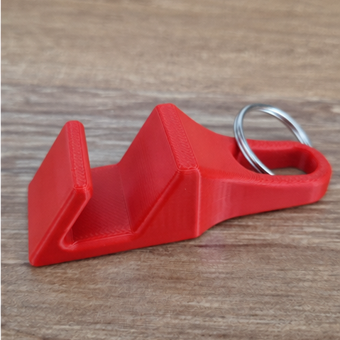 Schlüsselanhänger mit Handyhalterung