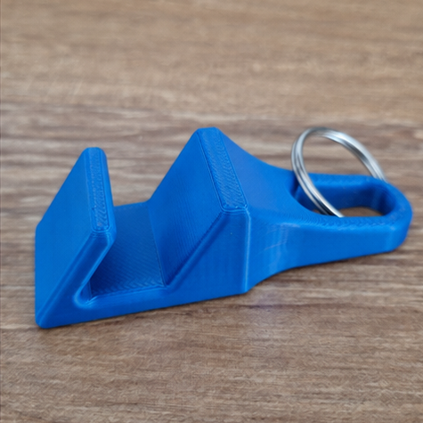 Schlüsselanhänger mit Handyhalterung