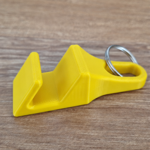 Schlüsselanhänger mit Handyhalterung